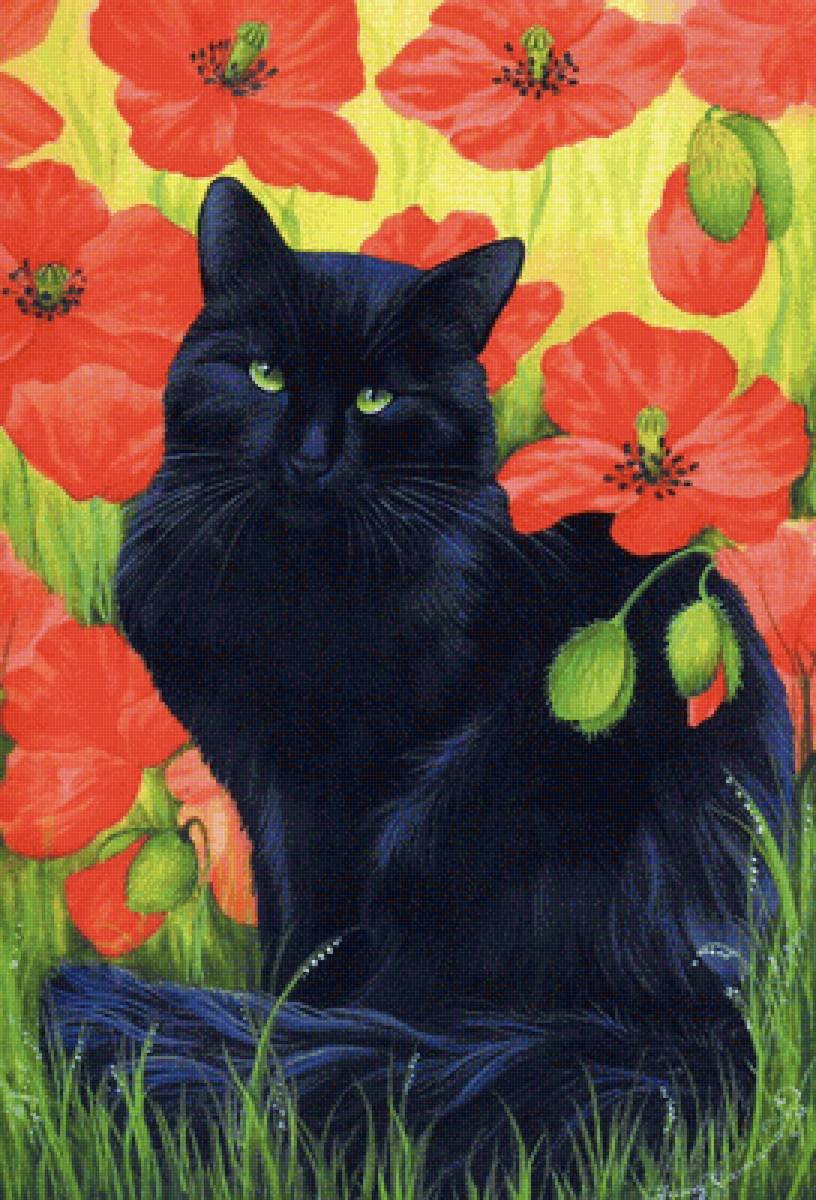 Котэйка - животные, рисунок, коты - предпросмотр