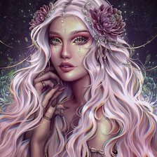 Схема вышивки «Дева»