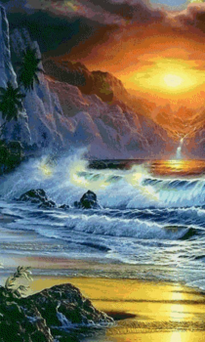 Море - пейзаж, остров, море - предпросмотр