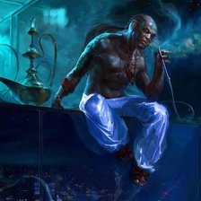 Схема вышивки «джин, фэнтези, пнк»