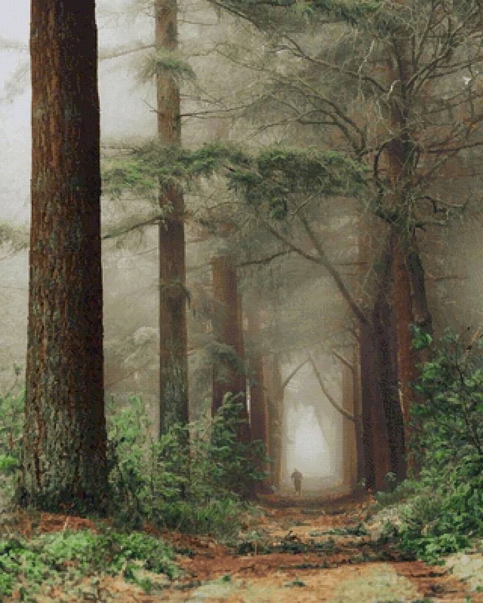 №2546751 - лес, туман - предпросмотр