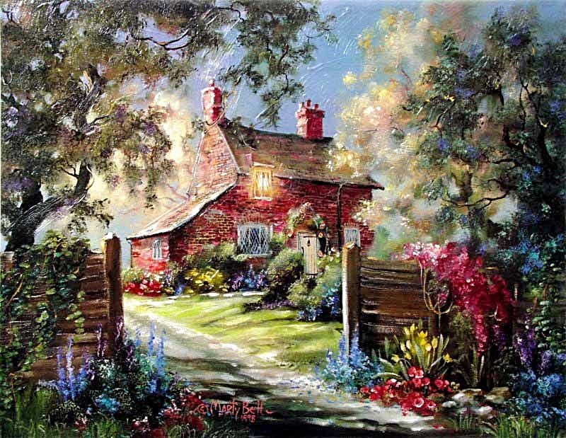 Домик - природа, домик - оригинал