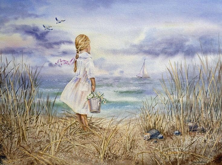 №2547448 - море, девочка - оригинал