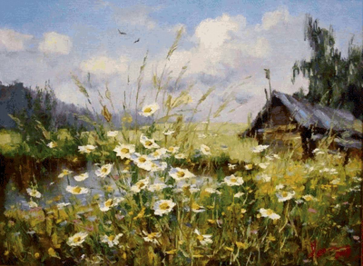 №2547462 - ромашки, лето, деревня - предпросмотр