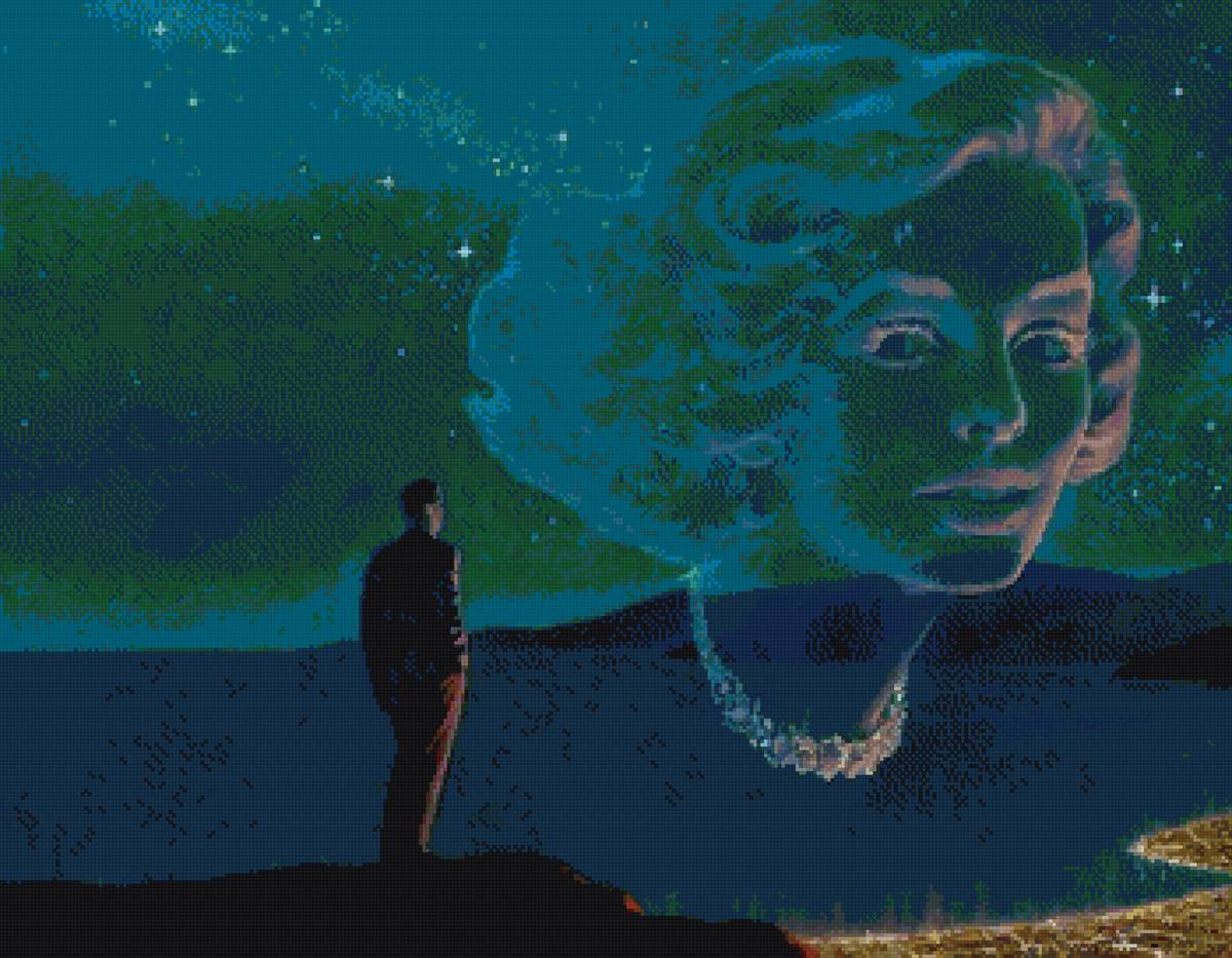 фантазия, акварель, пнк - предпросмотр