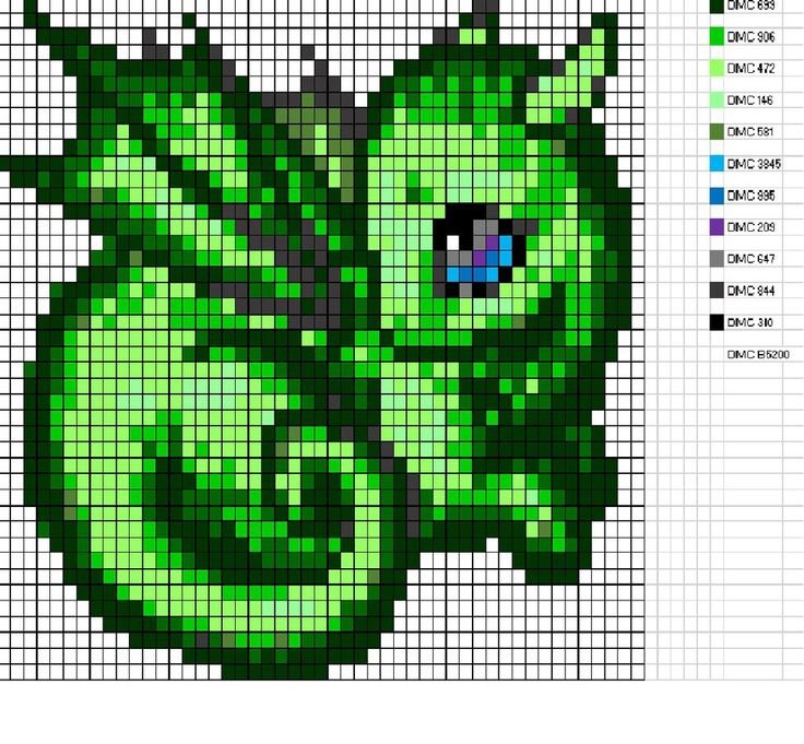 Дракон - маленький дракон зеленый - оригинал