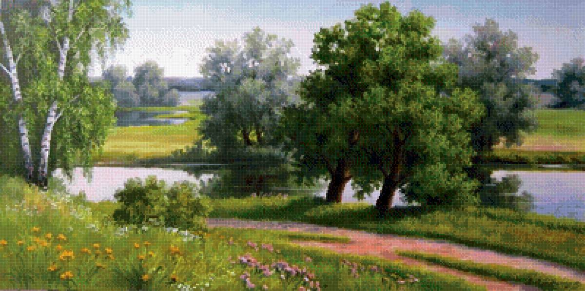 Елена Самарская. Пейзаж - пейзаж, елена самарская - предпросмотр