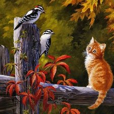 Схема вышивки «Рыжик»