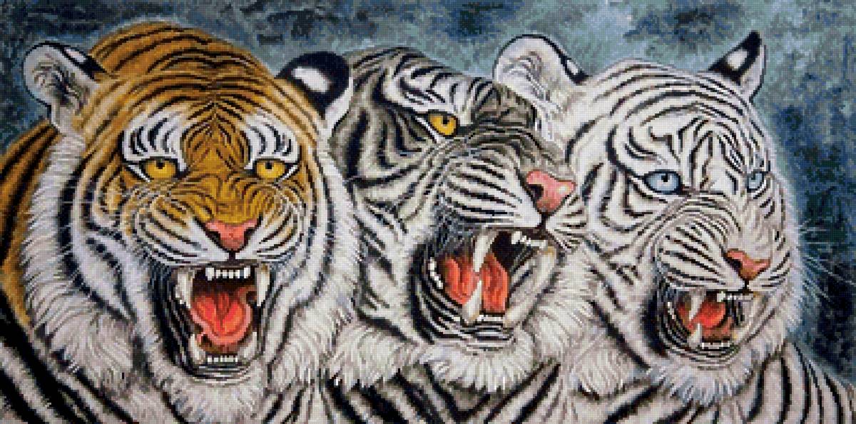 Тигры - тигры, дикие животные, кошки - предпросмотр