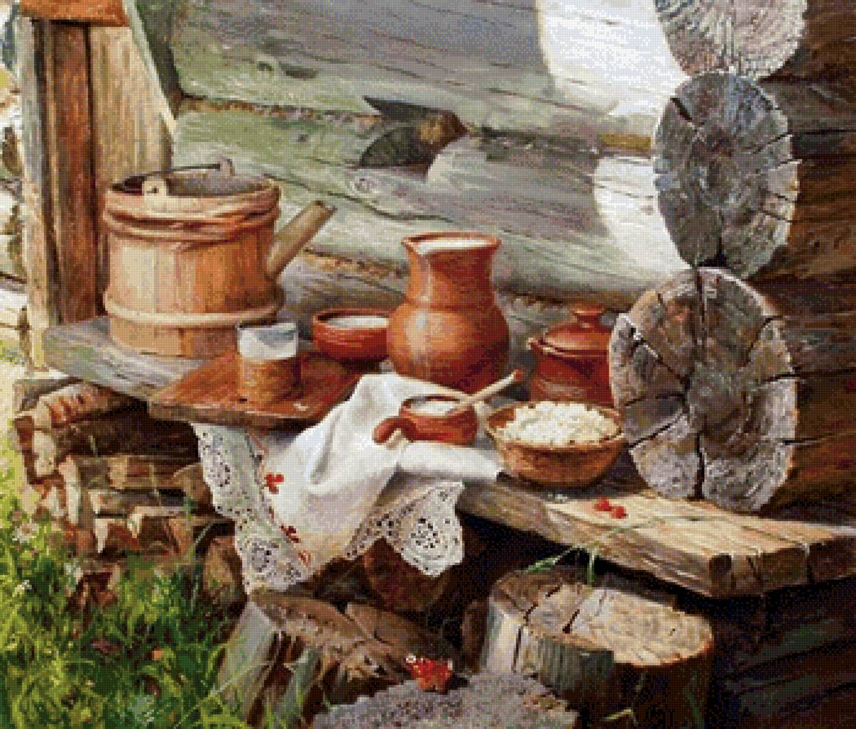 Молоко - еда, натюрморт, молоко - предпросмотр