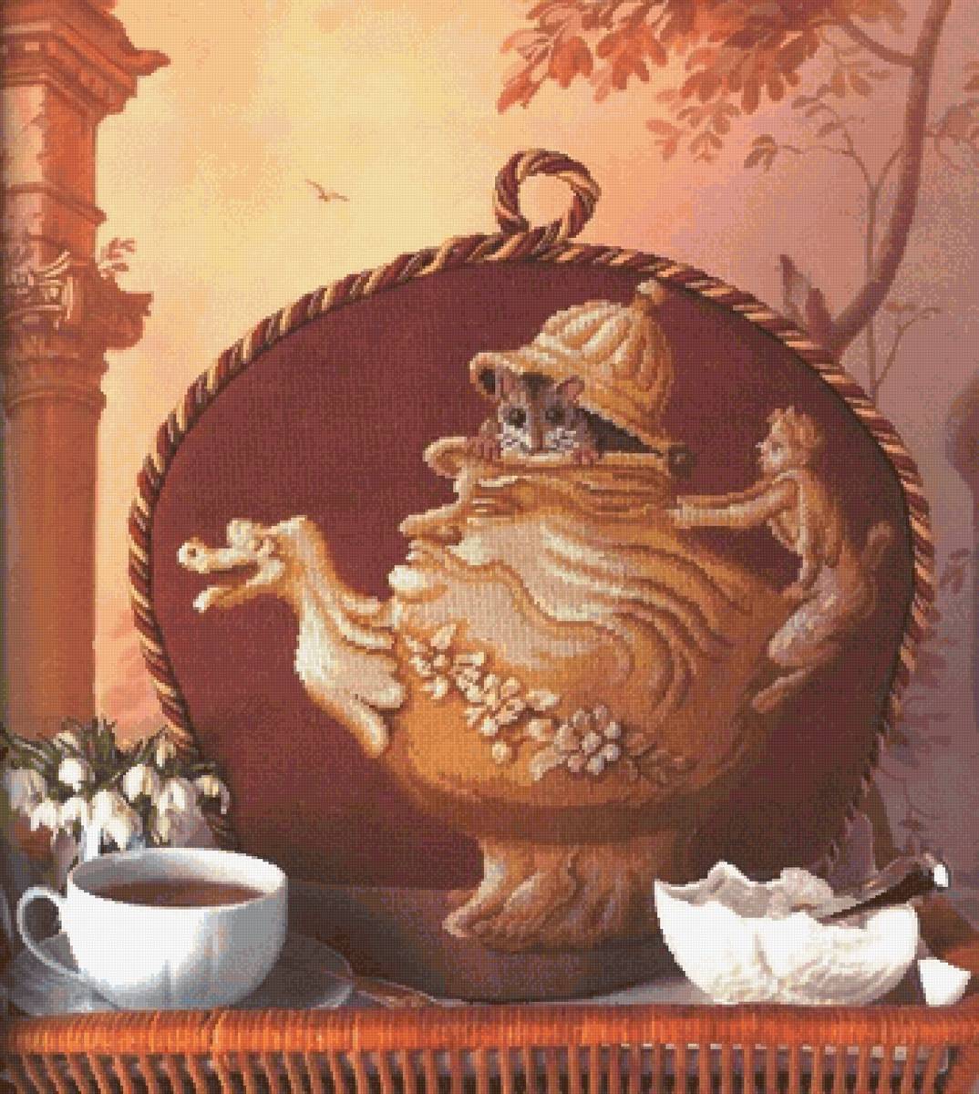 На чаек - натюрморты - предпросмотр