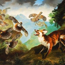 Схема вышивки «Охота»