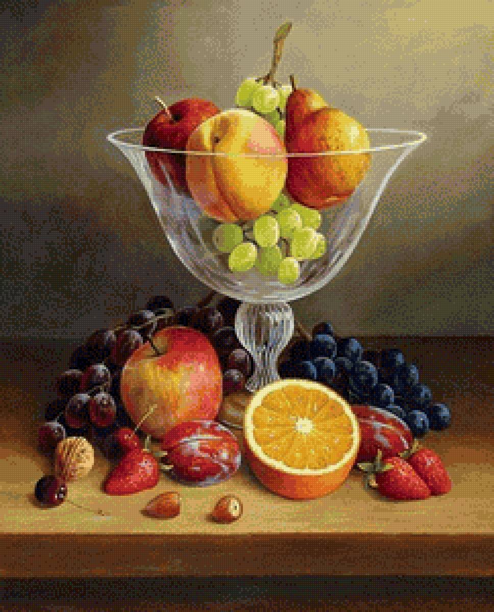 Натюрморт - виноград, натюрморт, ягоды - предпросмотр