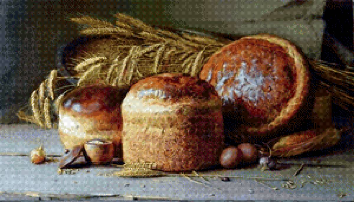 Хлеб - натюрморт, хлеб, еда - предпросмотр
