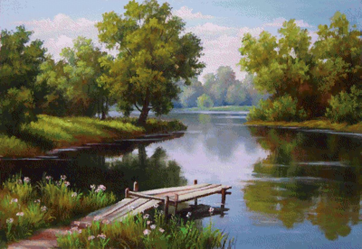 Елена Самарская. Пейзаж. - елена самарская, пейзаж - предпросмотр