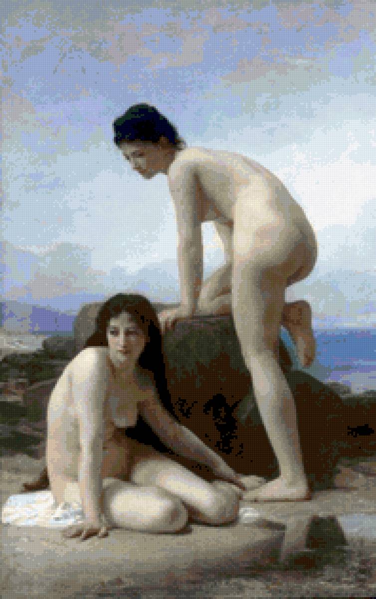 Две купальщицы - бугро - предпросмотр