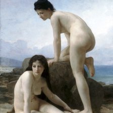 Схема вышивки «Две купальщицы»