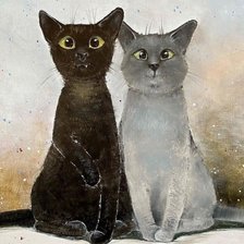 Схема вышивки «Друзья»