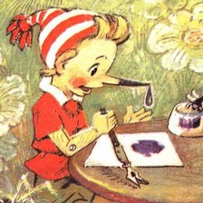 сказка,буратино, акварель, пнк