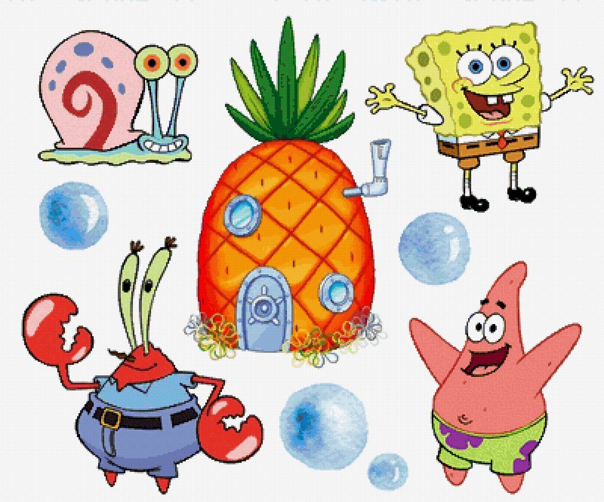 Спанч боб - квадратные штаны патрик мистер крабс герри - предпросмотр