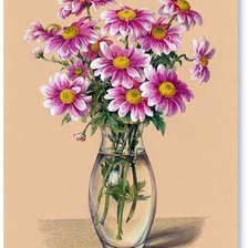 Оригинал схемы вышивки «Цветы в вазе» (№2549697)