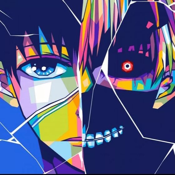 Канеки - аниме, токийский гуль - оригинал