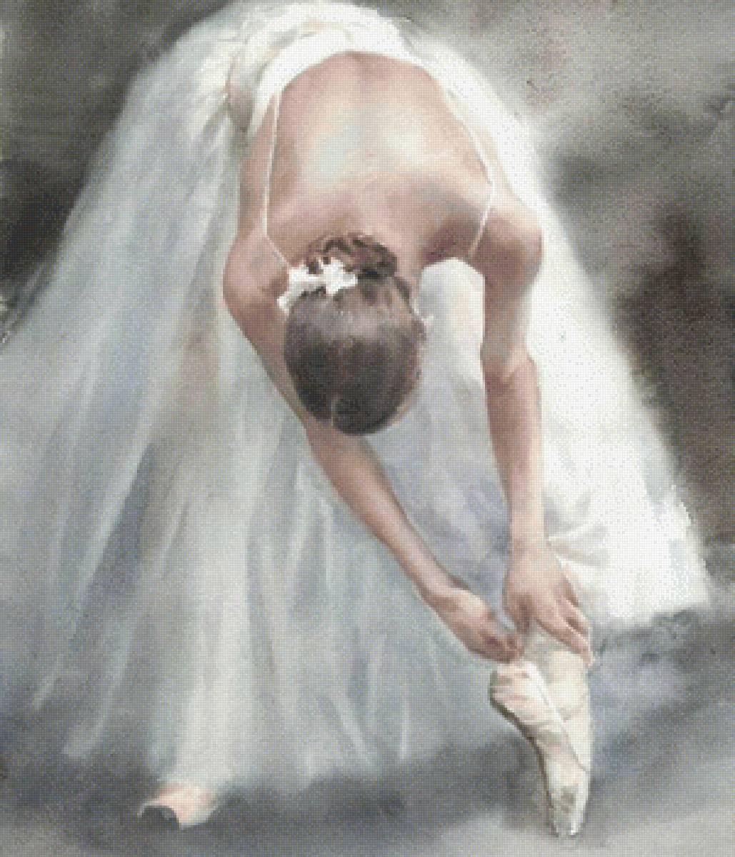 Балет - балерина, балет, схема для вышивания - предпросмотр