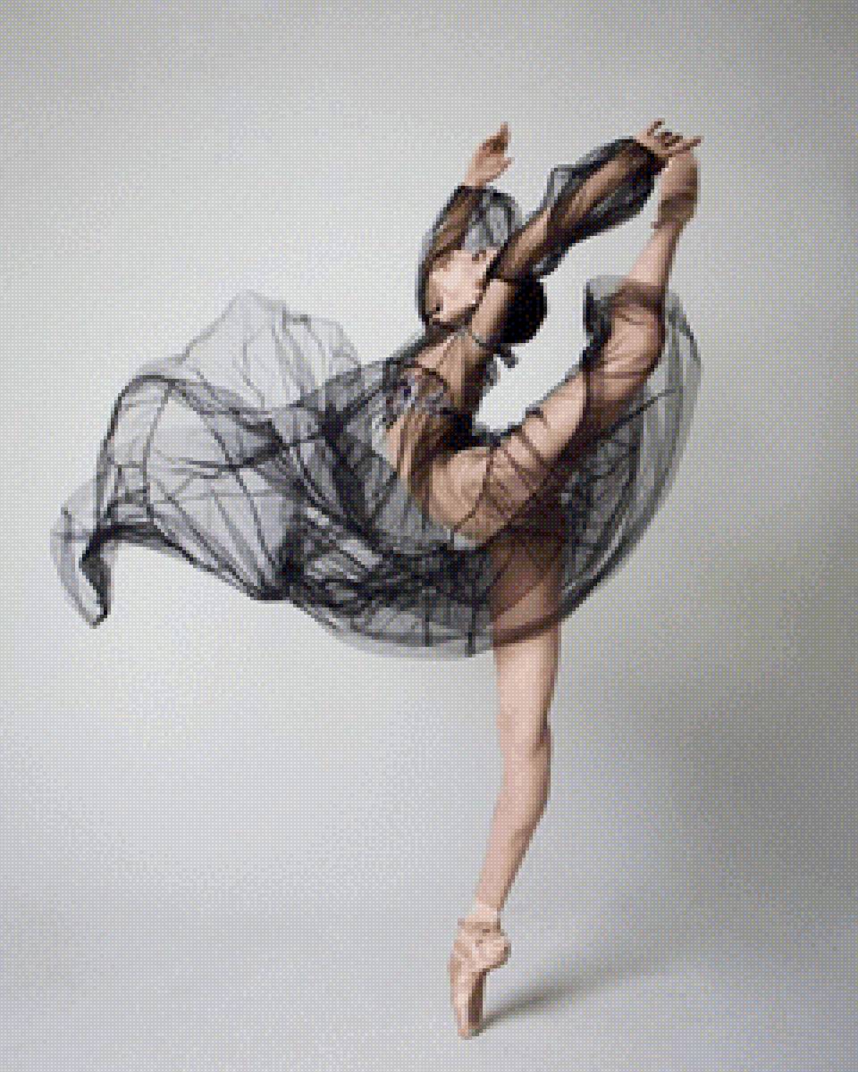 Балет - балет, схема, балерина - предпросмотр