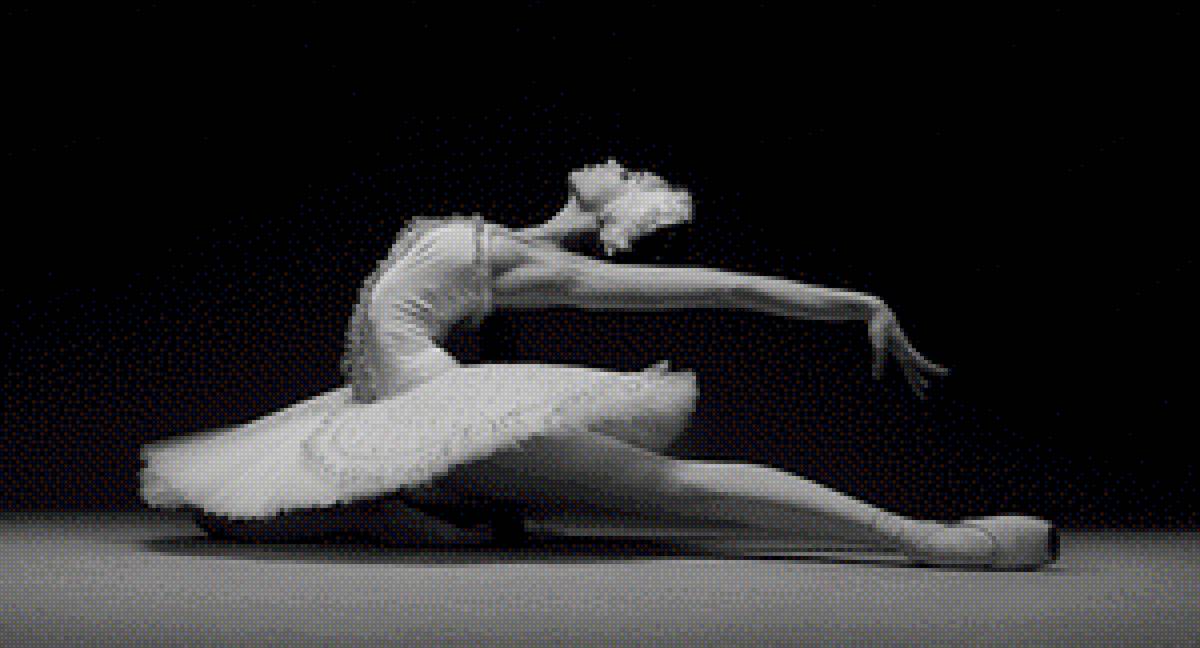 Балет - лебедь, балет, схема, балерина - предпросмотр