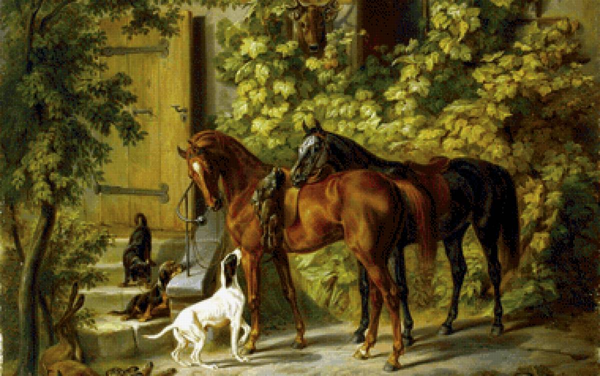 №2550648 - собаки, лошади - предпросмотр