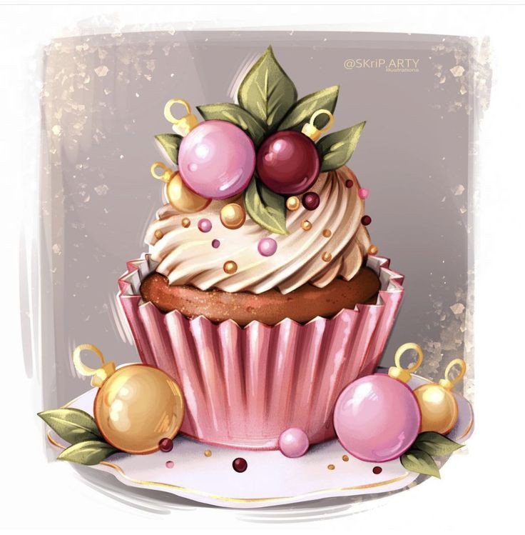 Десерт - пирожные, десерт, еда - оригинал