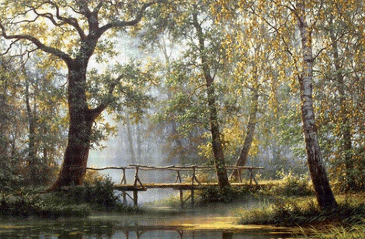 Пейзаж - артемонов валерий, мостик - предпросмотр