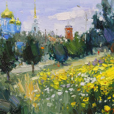 Схема вышивки «Церковь. Владимир Гульнов»