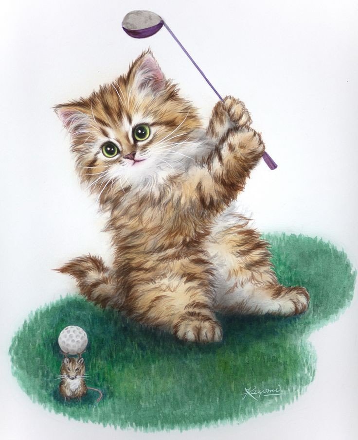 Друзья - кот, мышь - оригинал