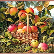 Схема вышивки «Наливные яблочки»