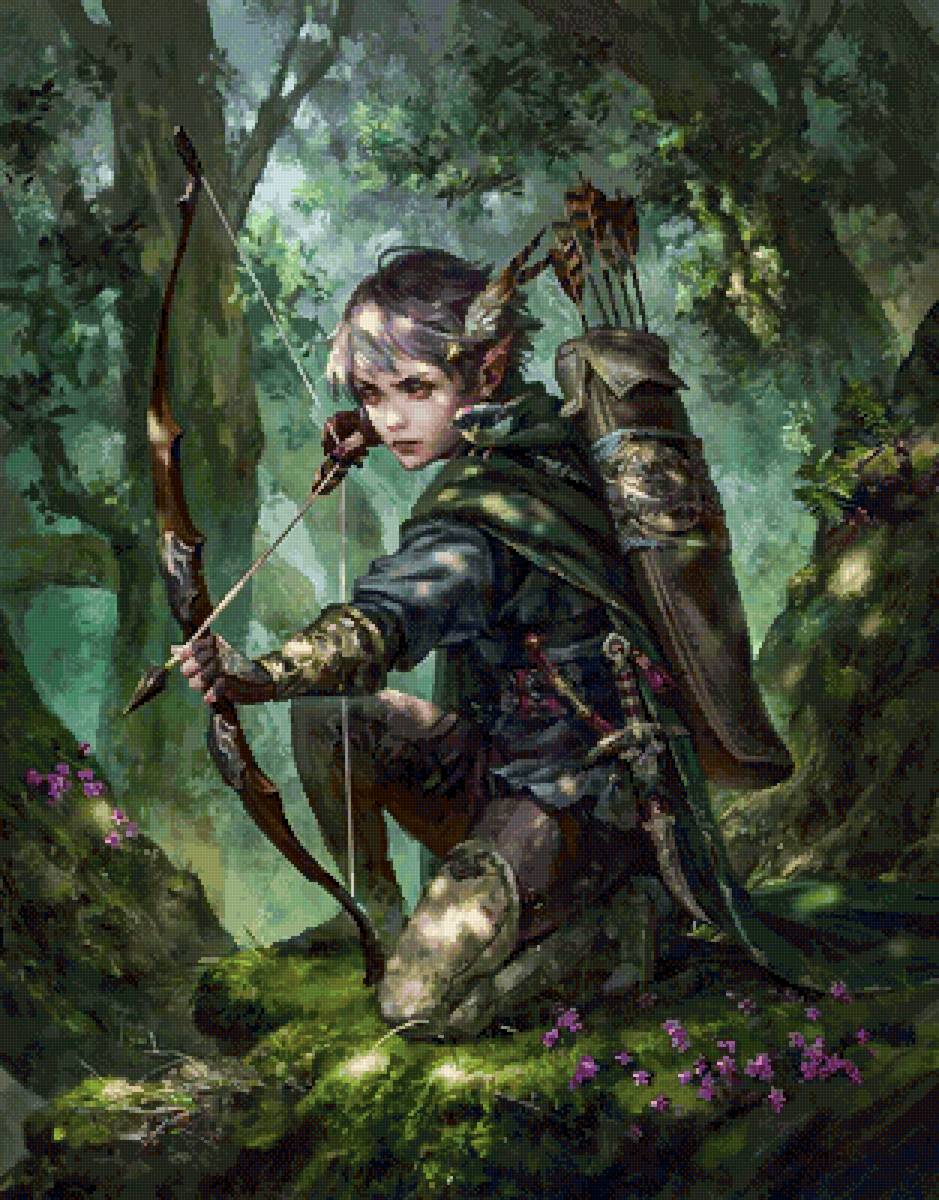 Стрелок - игры, сказка, эльф, фольклор, книги, фэнтези - предпросмотр