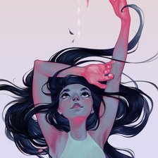 Схема вышивки «Девушка 1»