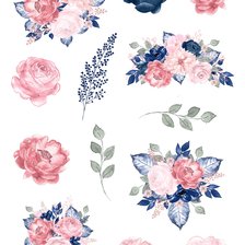 Схема вышивки «Цветы»