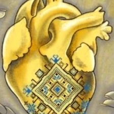 Схема вышивки «Серце України»