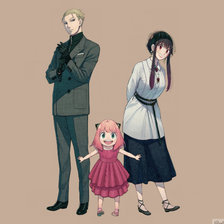 Схема вышивки «Семья шпиона»