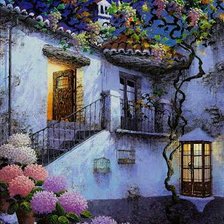 Схема вышивки «Cuadro e Luis Romero»