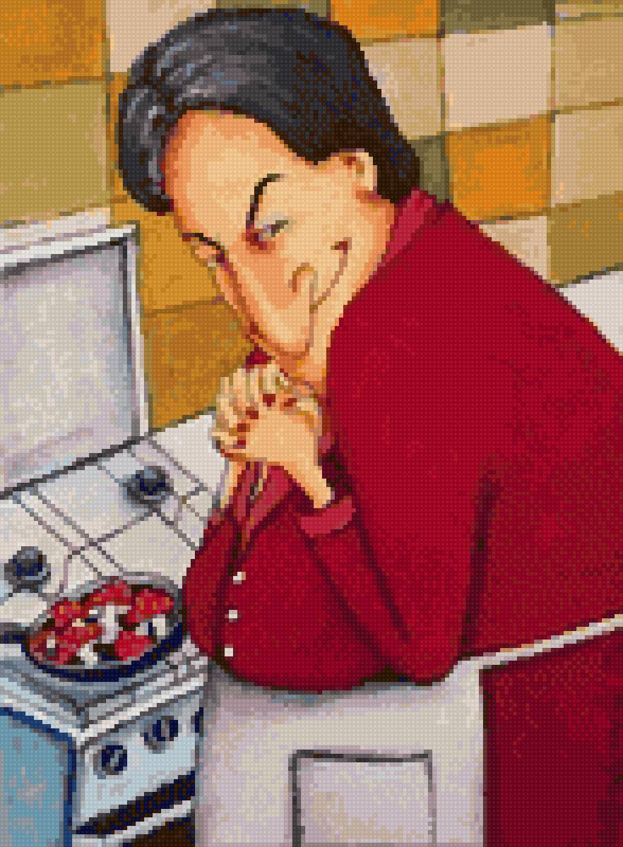 Ирина Бабиченко "Гостеприимная теща" - мухоморчики - предпросмотр