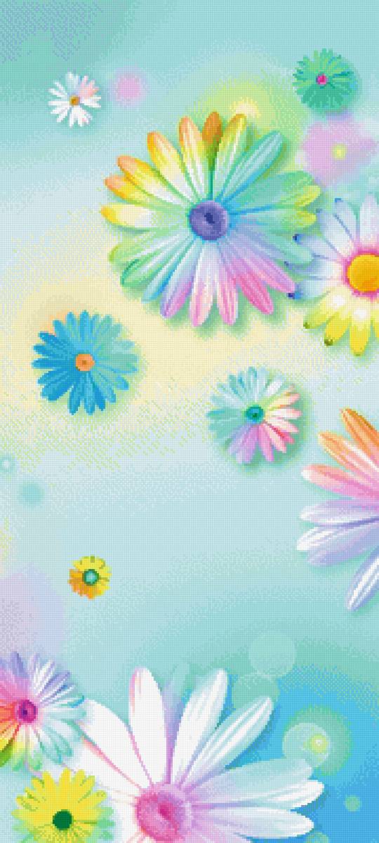 Цветы - ромашка - предпросмотр