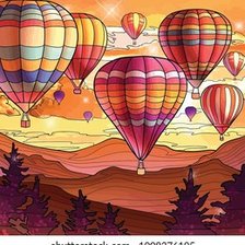 Оригинал схемы вышивки «воздушные шары» (№2557881)