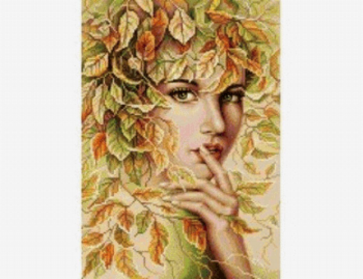 девушка осень - девушка осень - предпросмотр