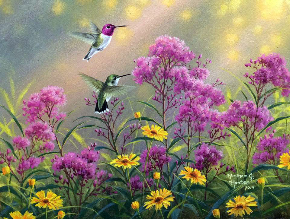 Абрахам Хантер - птицы, природа, абрахам хантер - оригинал