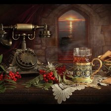 Схема вышивки «чайный натюрморт»