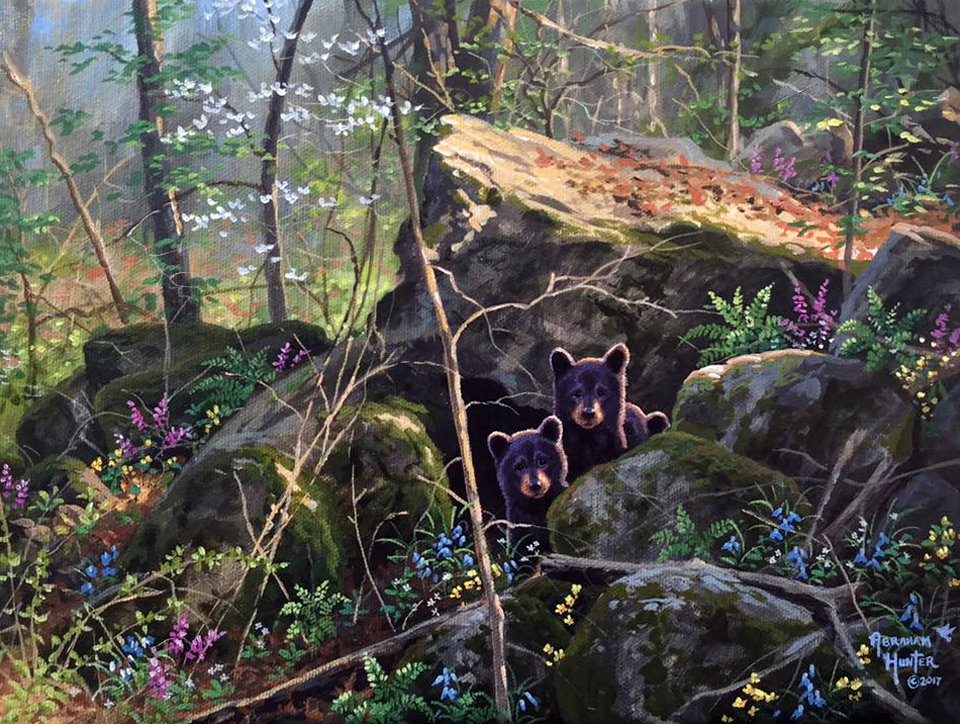 Абрахам Хантер - природа, мишки, абрахам хантер, звери - оригинал