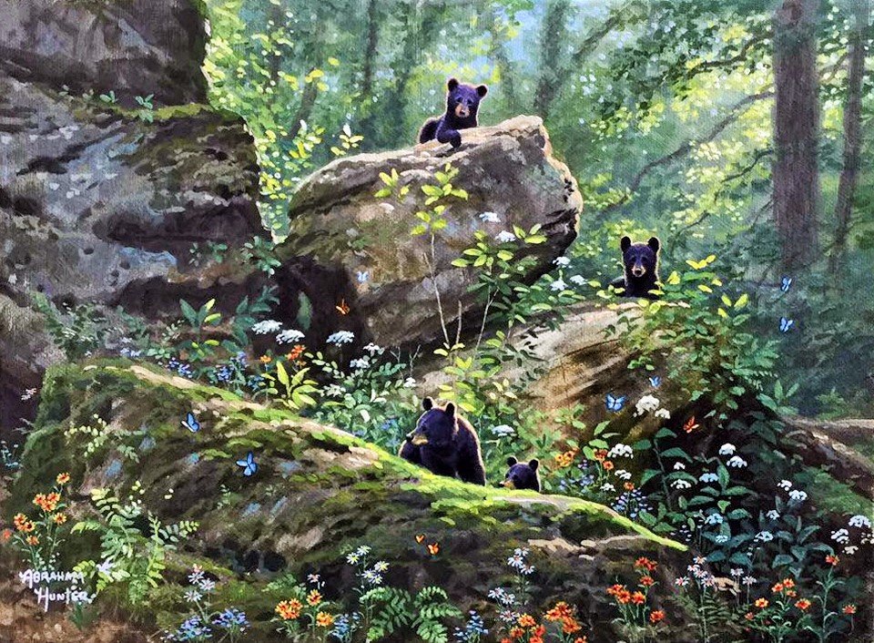 Абрахам Хантер - звери, природа, мишки, абрахам хантер - оригинал