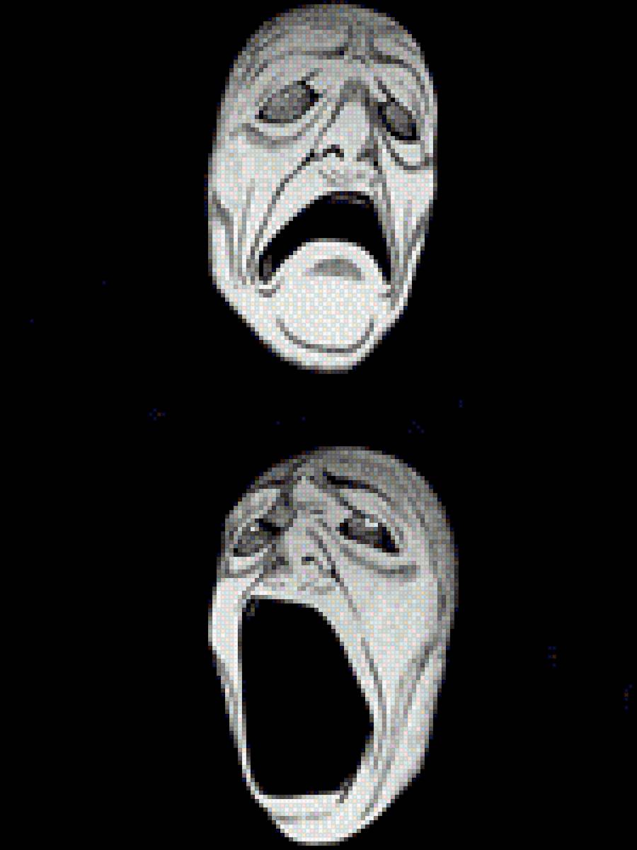 Face - blood, face, horror - предпросмотр